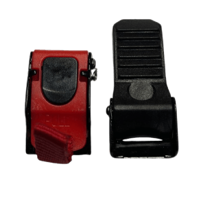 khóa cài nón bảo hiểm đen